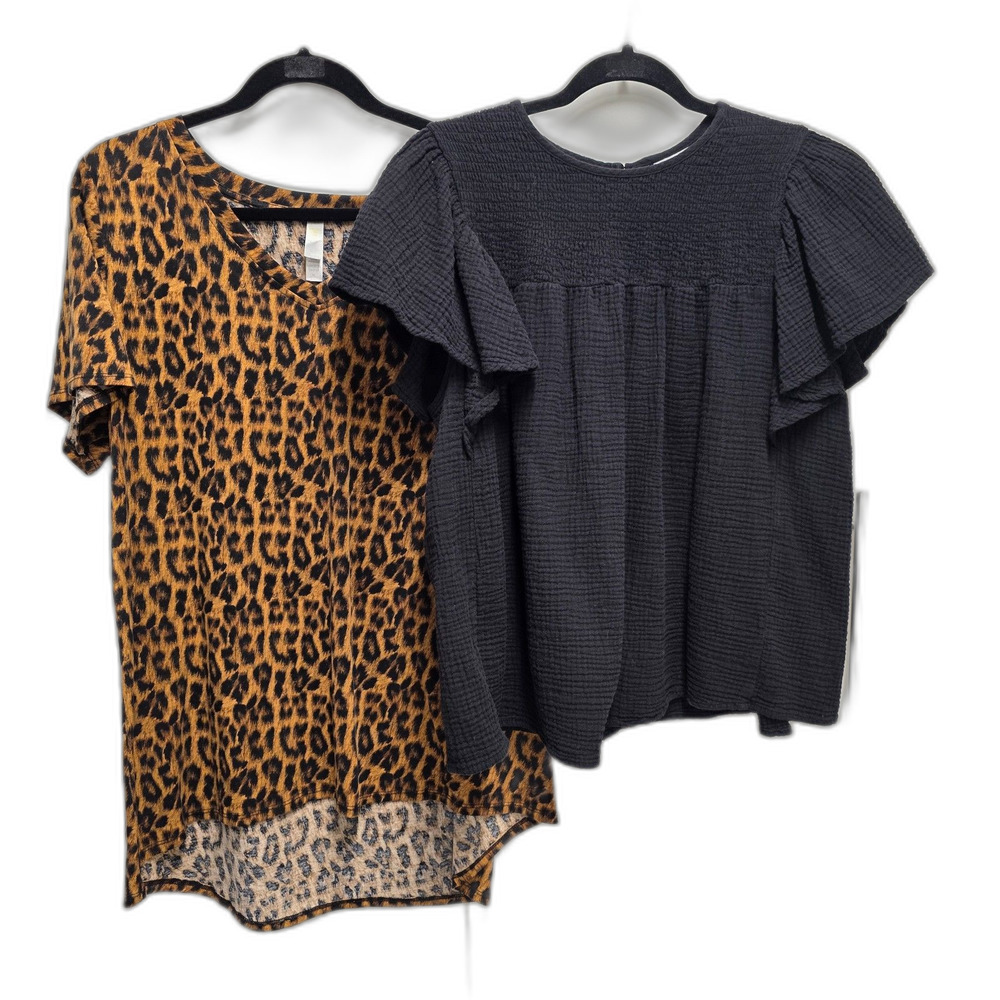 Lularoe Christy Tee & Simply Comfortable Misty Top Bundle Women's XL
